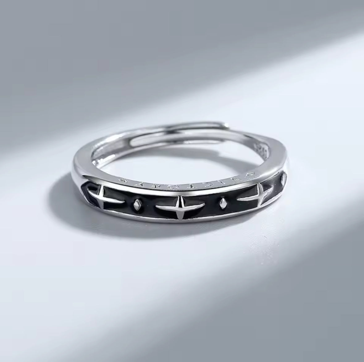 Adjustable Starlight Ring, Stainless Steel