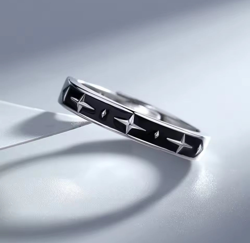 Adjustable Starlight Ring, Stainless Steel