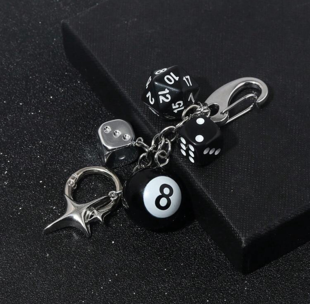 8 ball Keychain