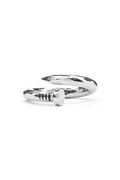 Nail Ring In Sterling Silver